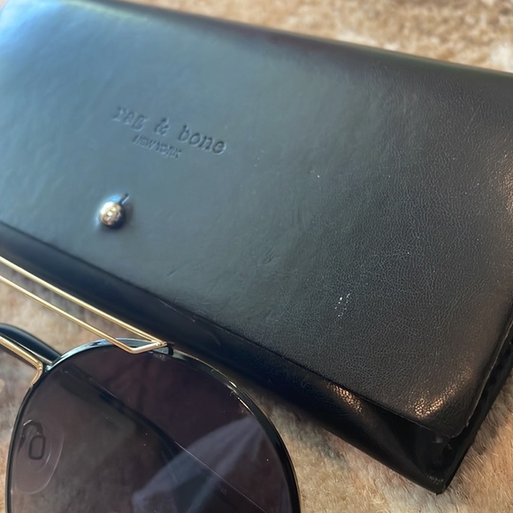 Rag and Bone black round aviators - Picture 2 of 5